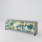 LEMON TREE Móvel de TV com 3 Portas em Acabamento Cinzento