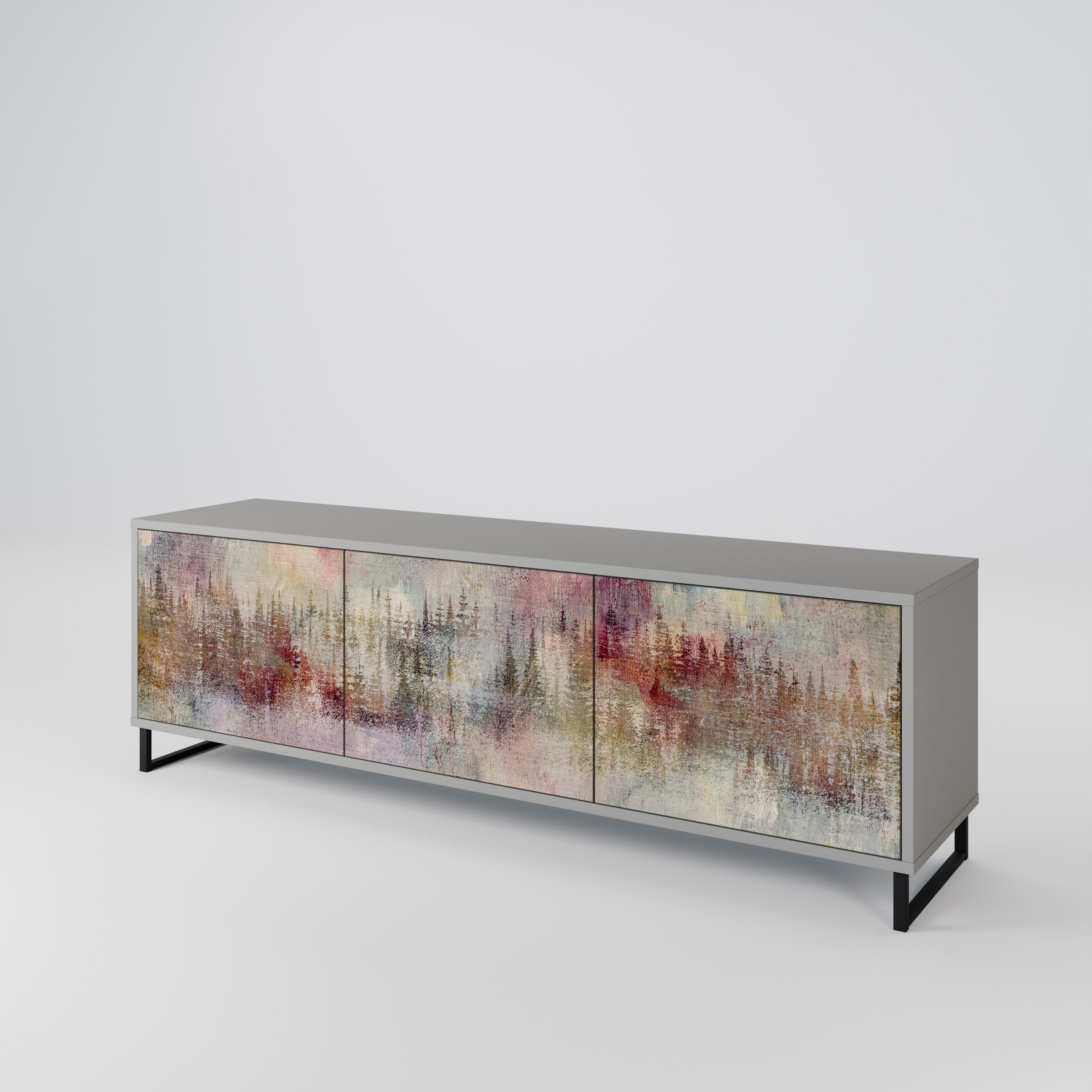 VEILED SUMMIT 3-Door TV Cabinet