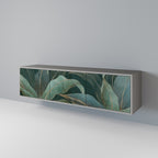 ROYAL GREEN Móvel de TV com 3 Portas em Acabamento Cinzento