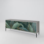 ROYAL GREEN Móvel de TV com 3 Portas em Acabamento Cinzento