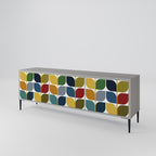 WEIGHTLESS HOURS Móvel de TV com 3 Portas em Acabamento Cinzento