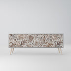 PASSING TIME Móvel de TV com 3 Portas em Acabamento Cinzento