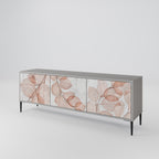 AUTUMN FRAGILITY Móvel de TV com 3 Portas em Acabamento Cinzento