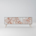 AUTUMN FRAGILITY Móvel de TV com 3 Portas em Acabamento Cinzento