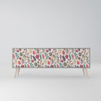 AUTUMN SUNDRIES Móvel de TV com 3 Portas em Acabamento Cinzento