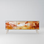 TRACES OF AUTUMN Móvel de TV com 3 Portas em Acabamento Cinzento