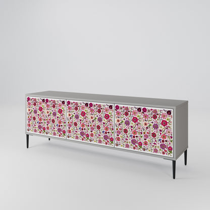 PETAL GARDEN Móvel de TV de 3 Portas