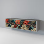 SPROUTING GRACE Móvel de TV com 3 Portas em Acabamento Cinzento