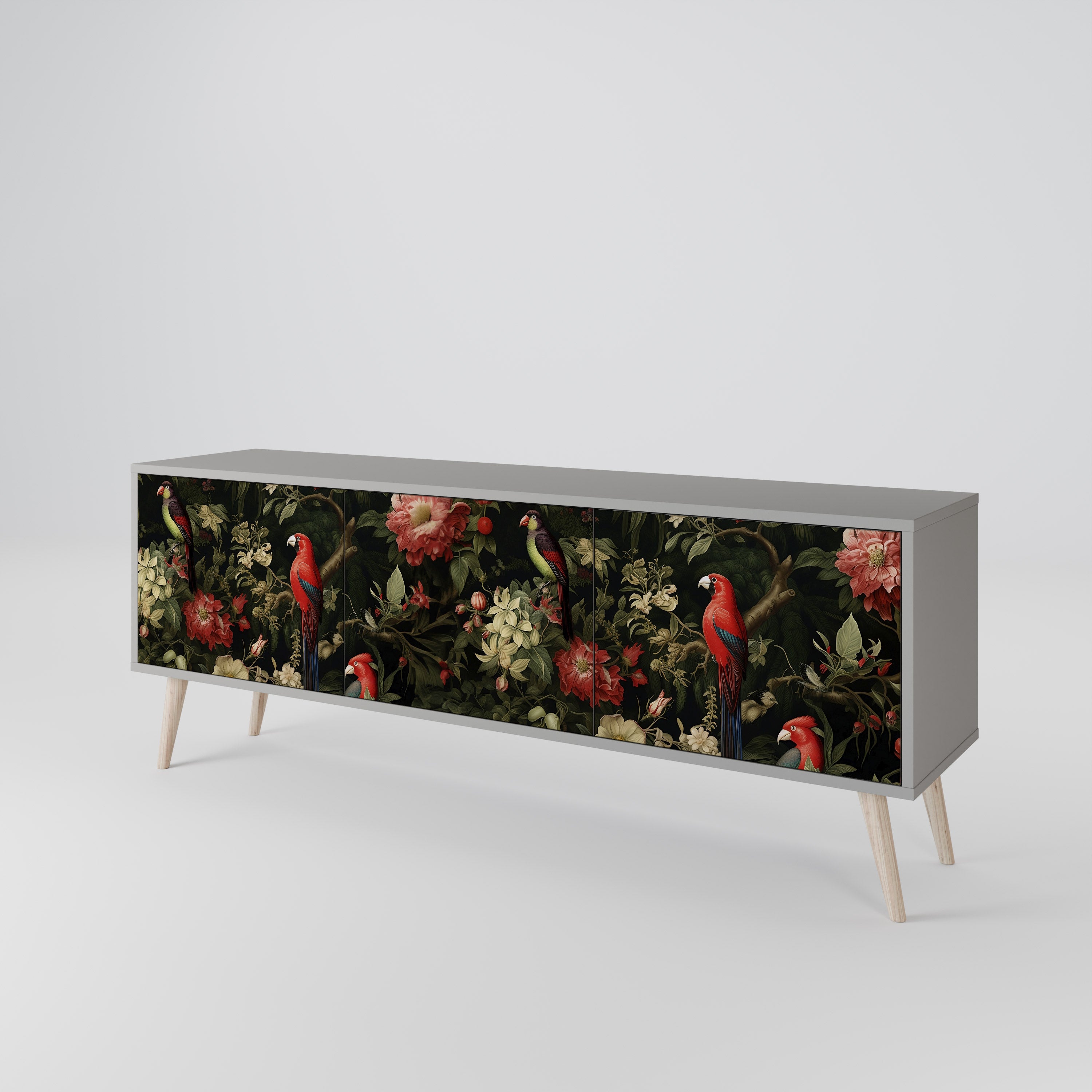 AVIAN GREENERY 3-Door TV Cabinet