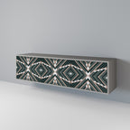 DIMENSION DELIGHTS Móvel de TV com 3 Portas em Acabamento Cinzento