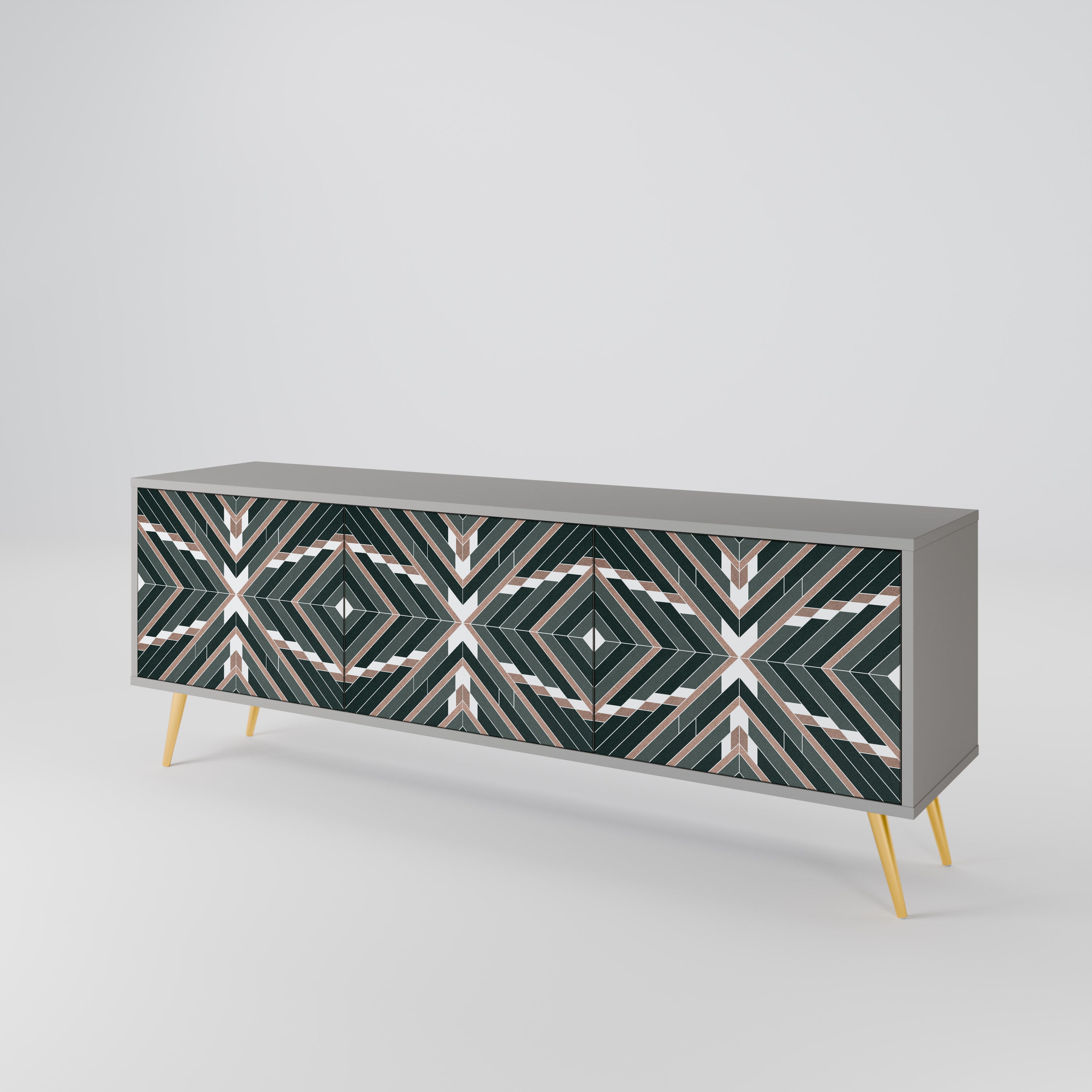 DIMENSION DELIGHTS 3-Door TV Cabinet