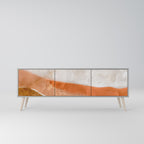 SANDHILLS SPLENDOUR Móvel de TV com 3 Portas em Acabamento Cinzento