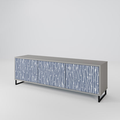 GRAPHITE RAIN Móvel de TV de 3 Portas
