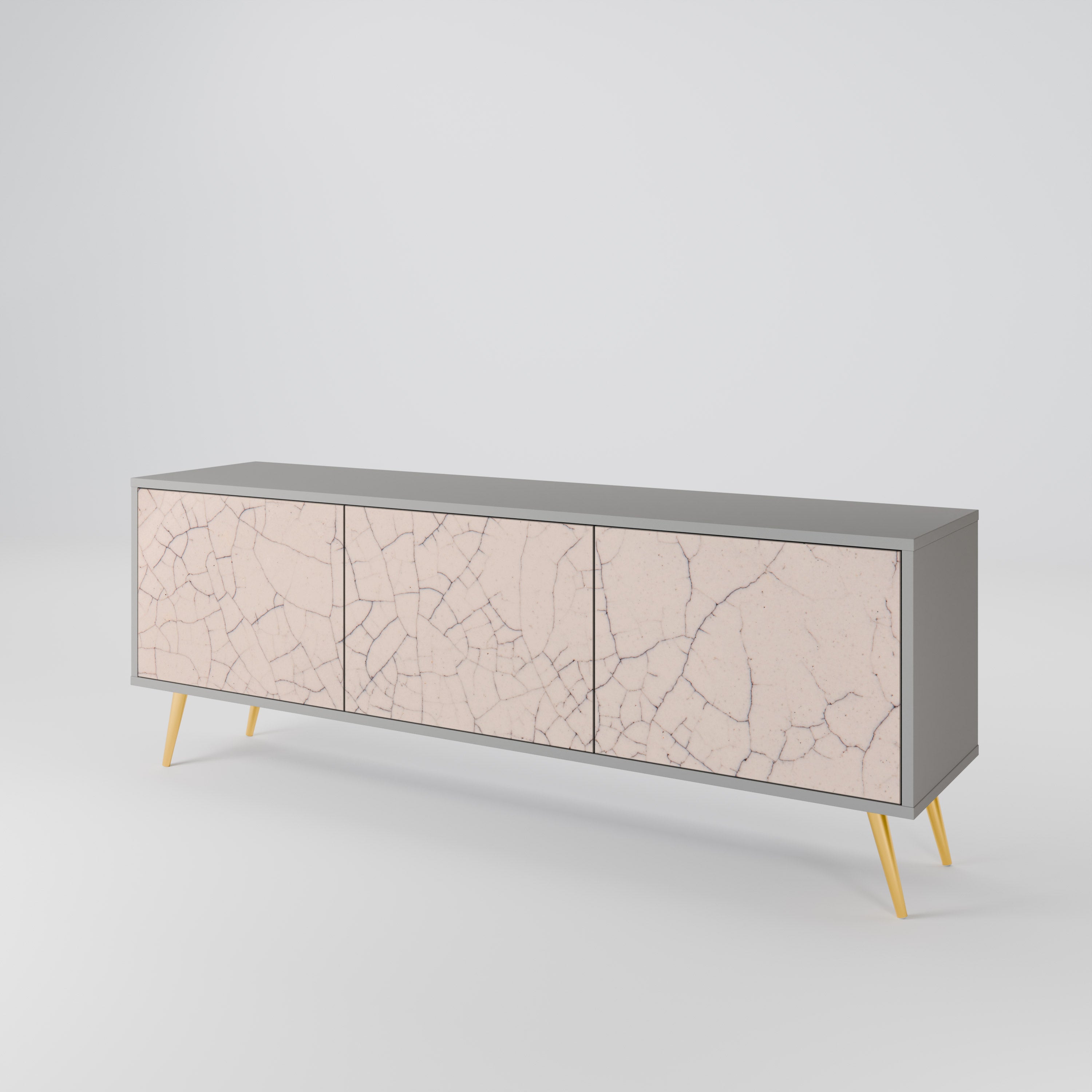 CERAMIC TEXTURE 3-Door TV Cabinet