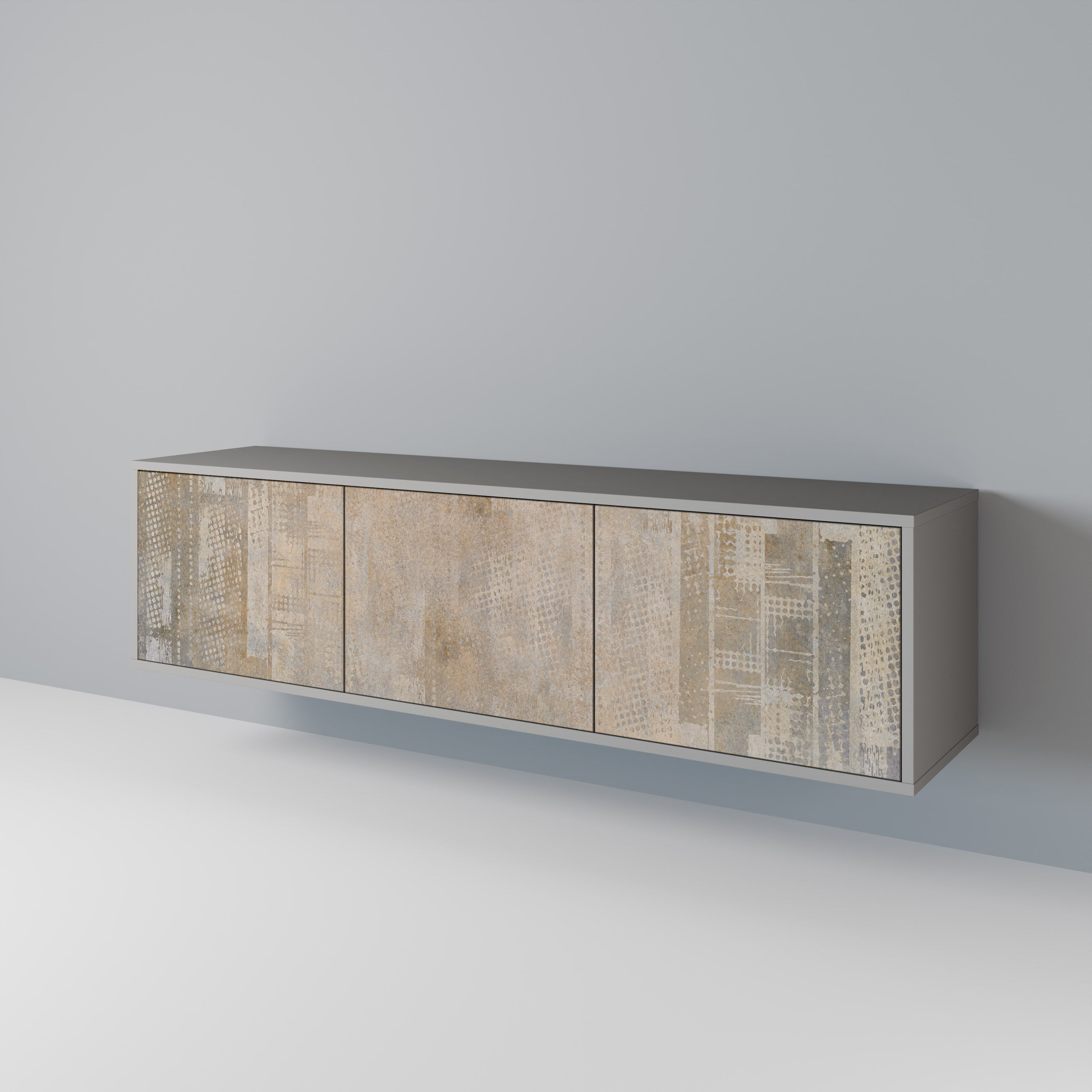 SCREEN ERROR Móvel de TV com 3 Portas em Acabamento Cinzento