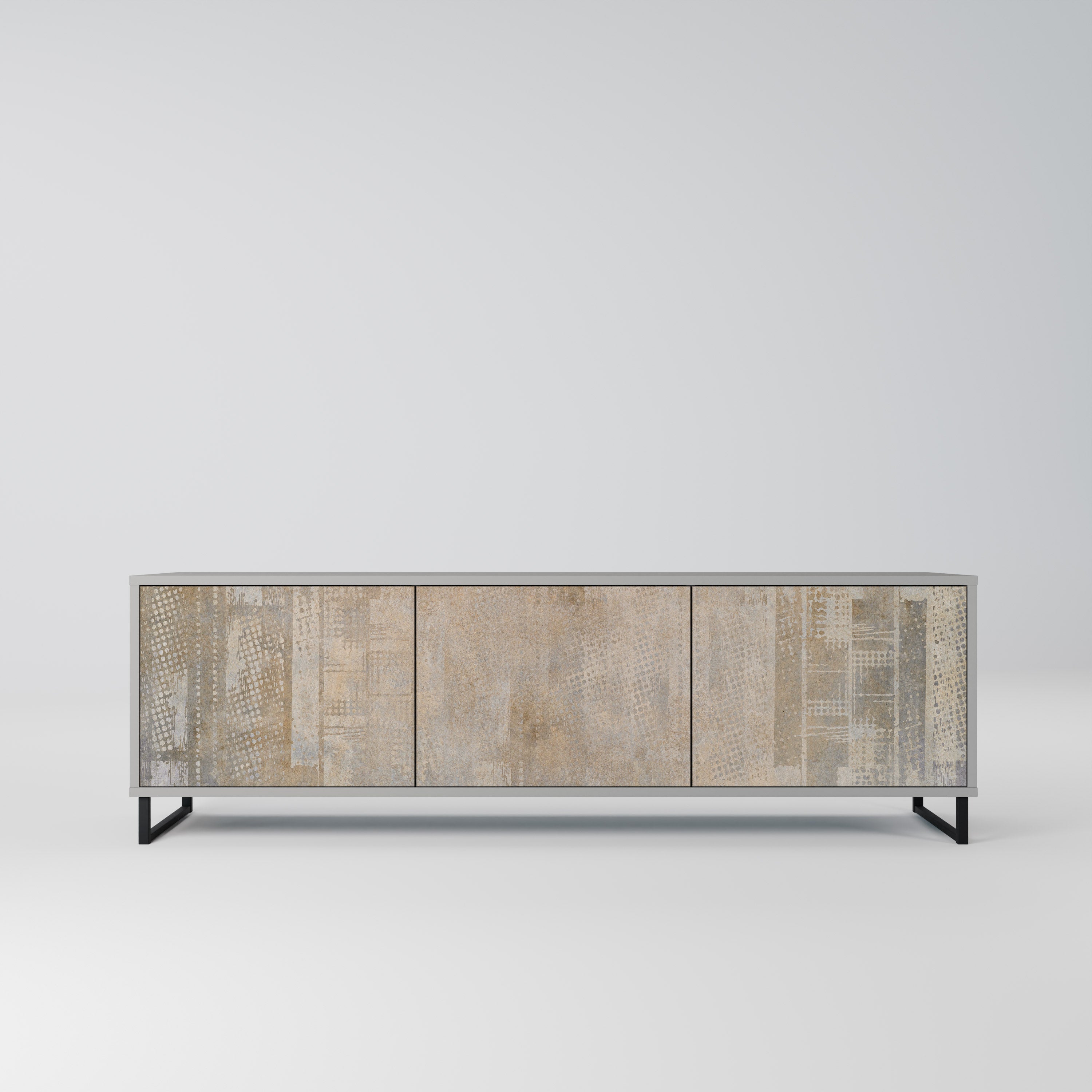 SCREEN ERROR Móvel de TV com 3 Portas em Acabamento Cinzento