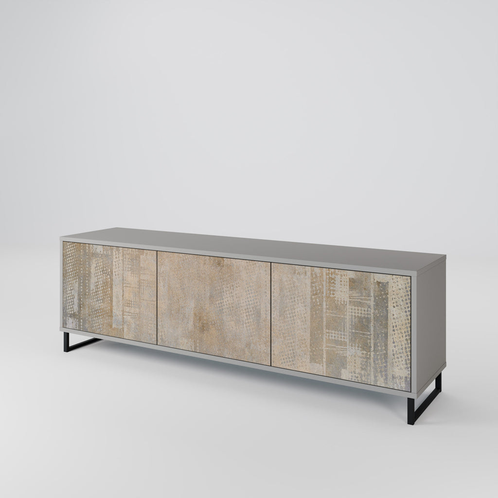 SCREEN ERROR Móvel de TV com 3 Portas em Acabamento Cinzento