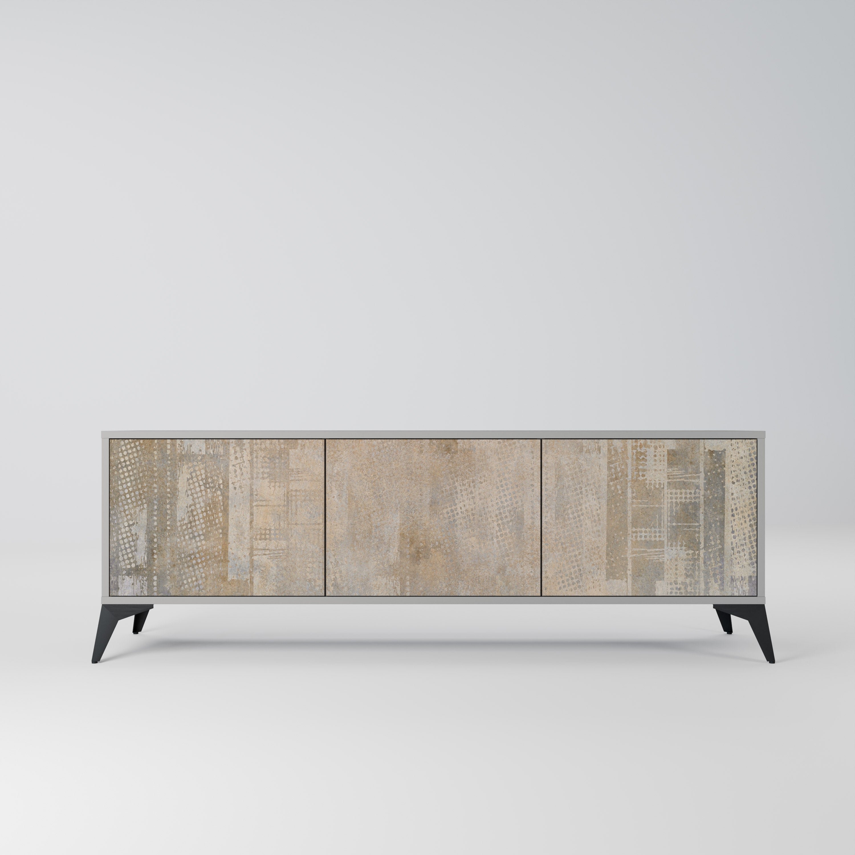 SCREEN ERROR Móvel de TV com 3 Portas em Acabamento Cinzento