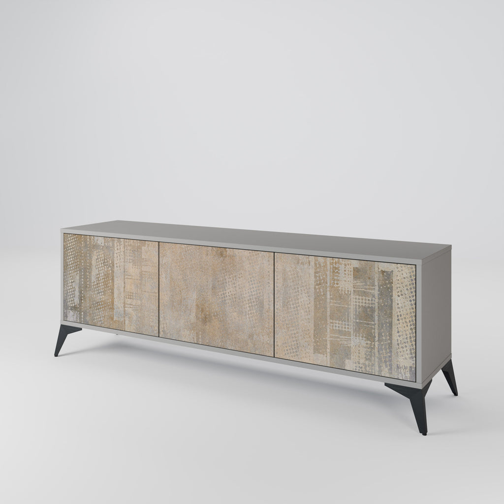 SCREEN ERROR Móvel de TV com 3 Portas em Acabamento Cinzento