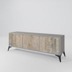 SCREEN ERROR Móvel de TV com 3 Portas em Acabamento Cinzento