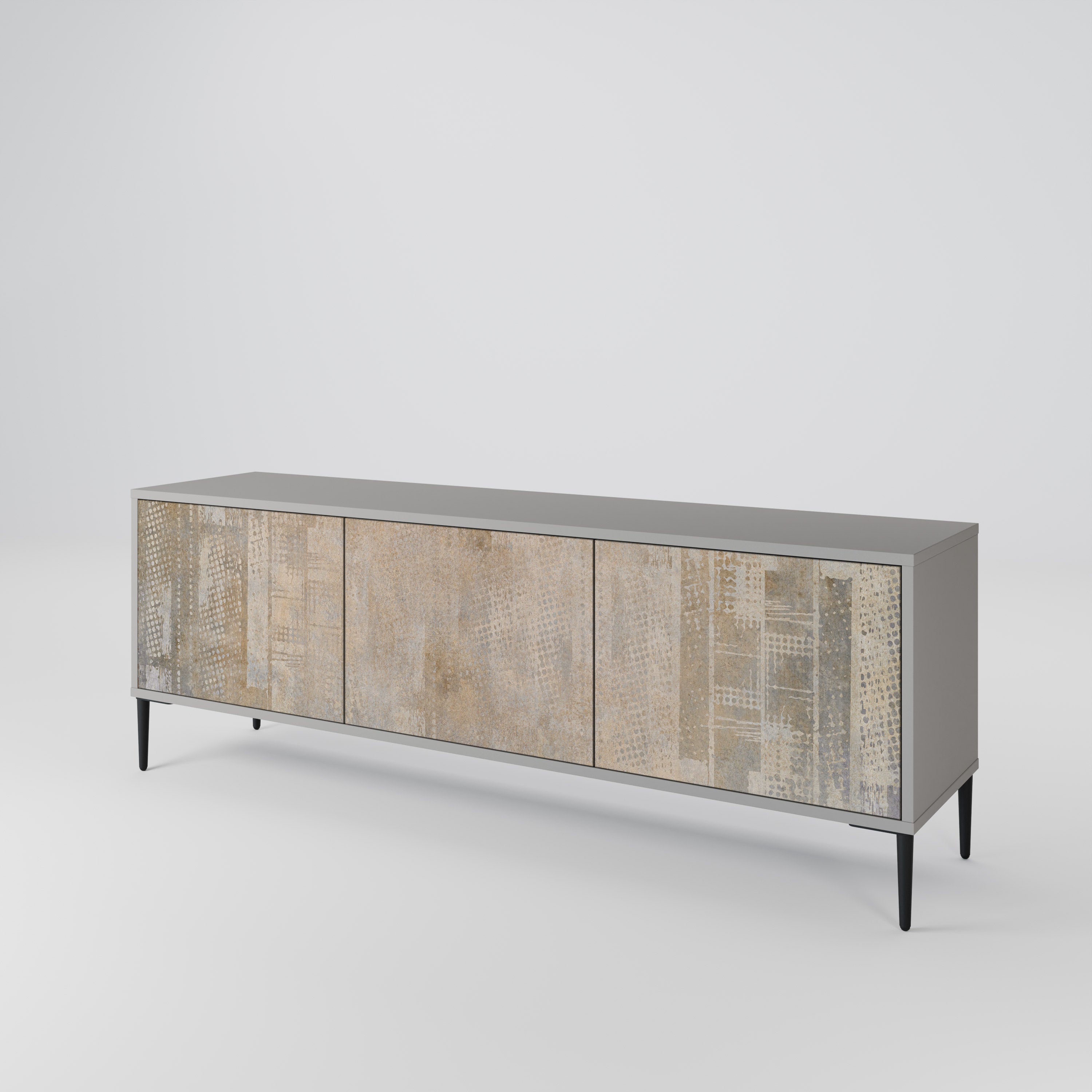 SCREEN ERROR Móvel de TV com 3 Portas em Acabamento Cinzento