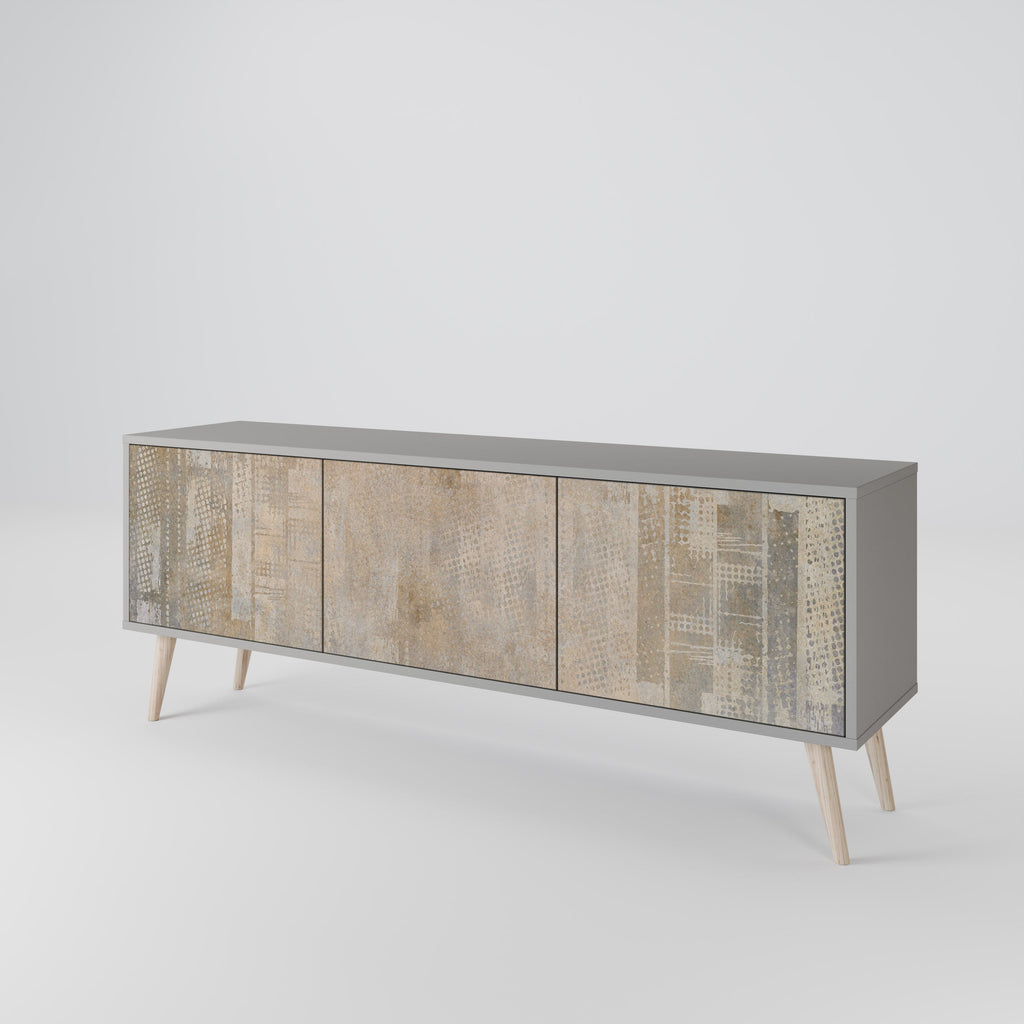 SCREEN ERROR Móvel de TV com 3 Portas em Acabamento Cinzento