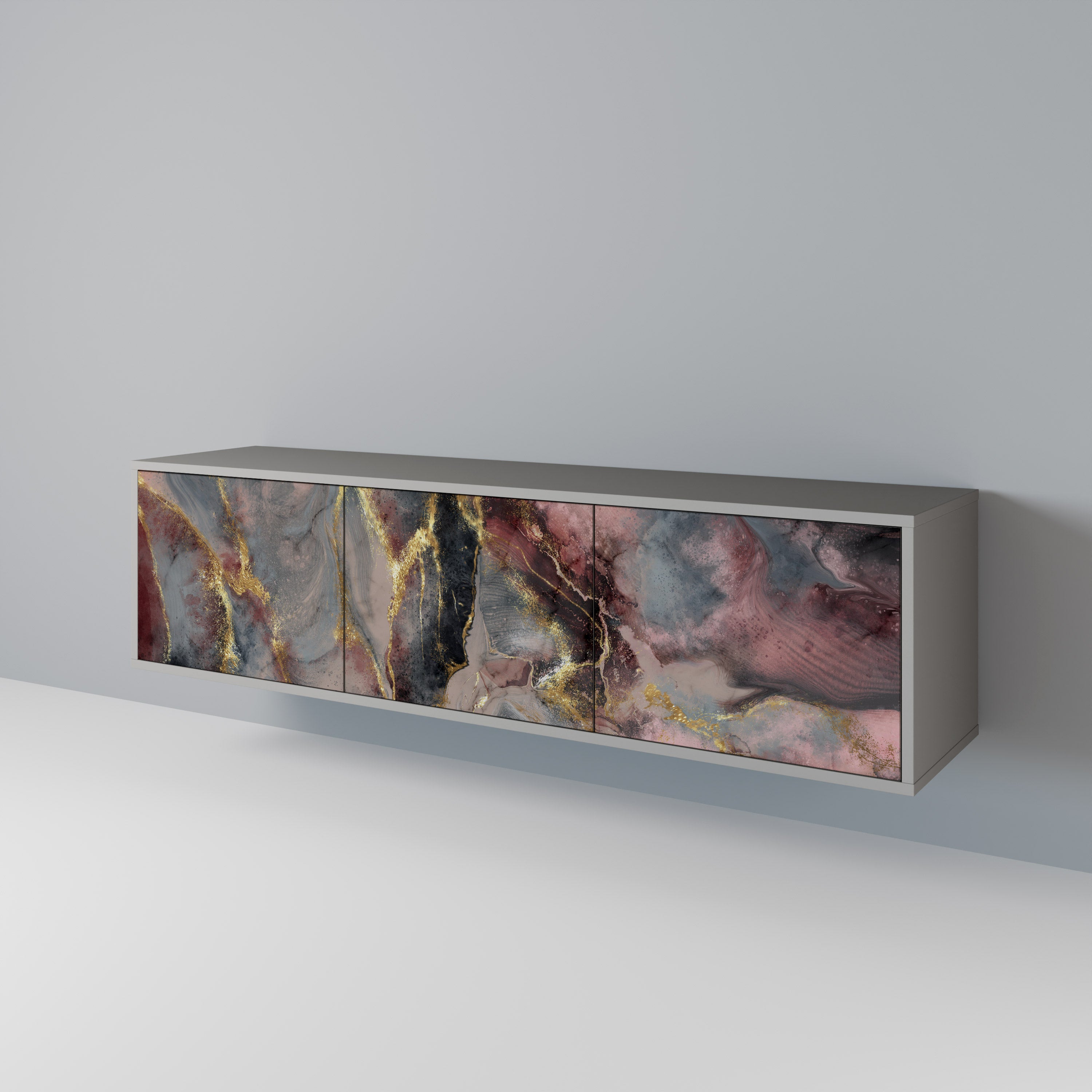 GOLDEN TIDES 3-Door TV Cabinet