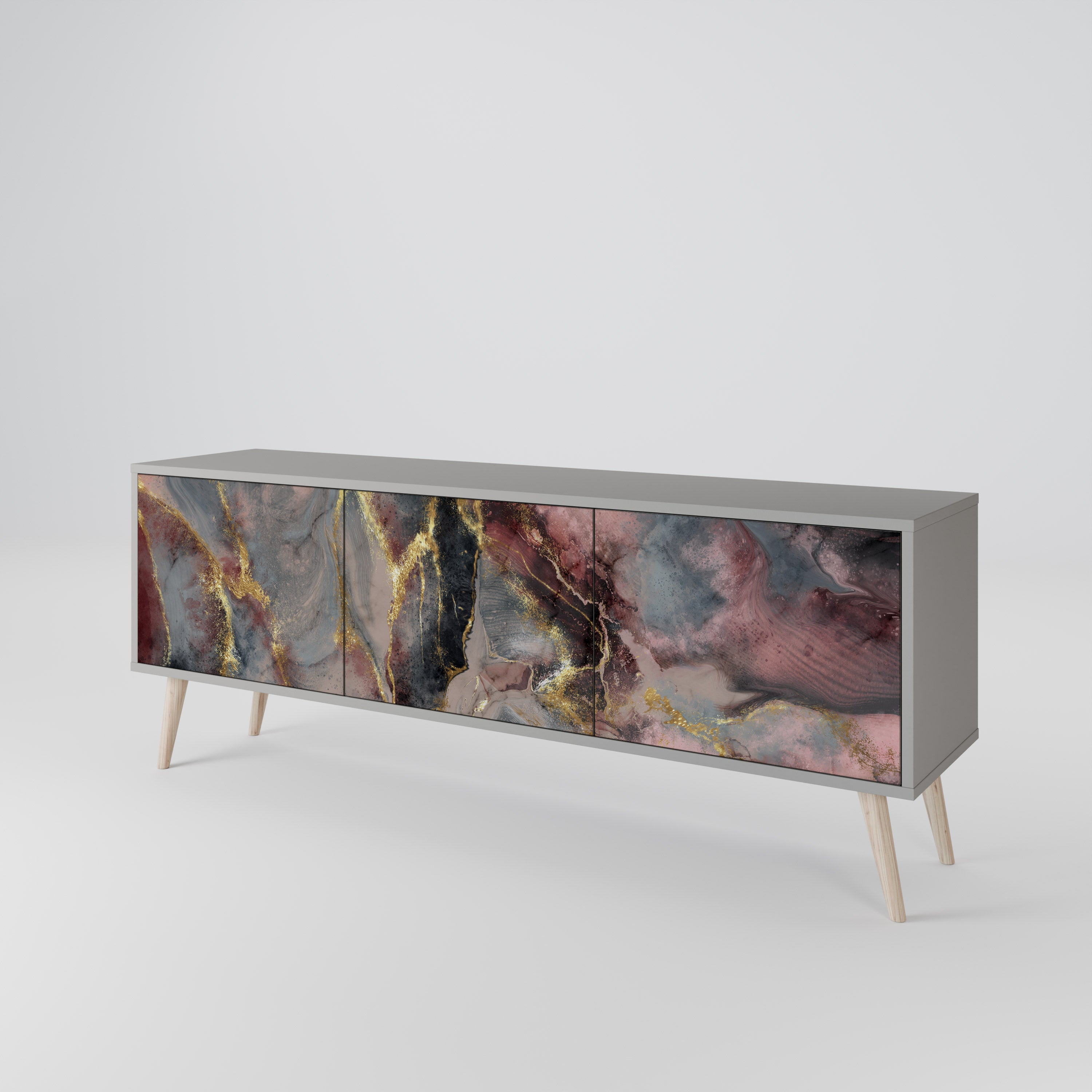 GOLDEN TIDES 3-Door TV Cabinet