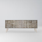 SLIGHTLY BLURRED Móvel de TV com 3 Portas em Acabamento Cinzento