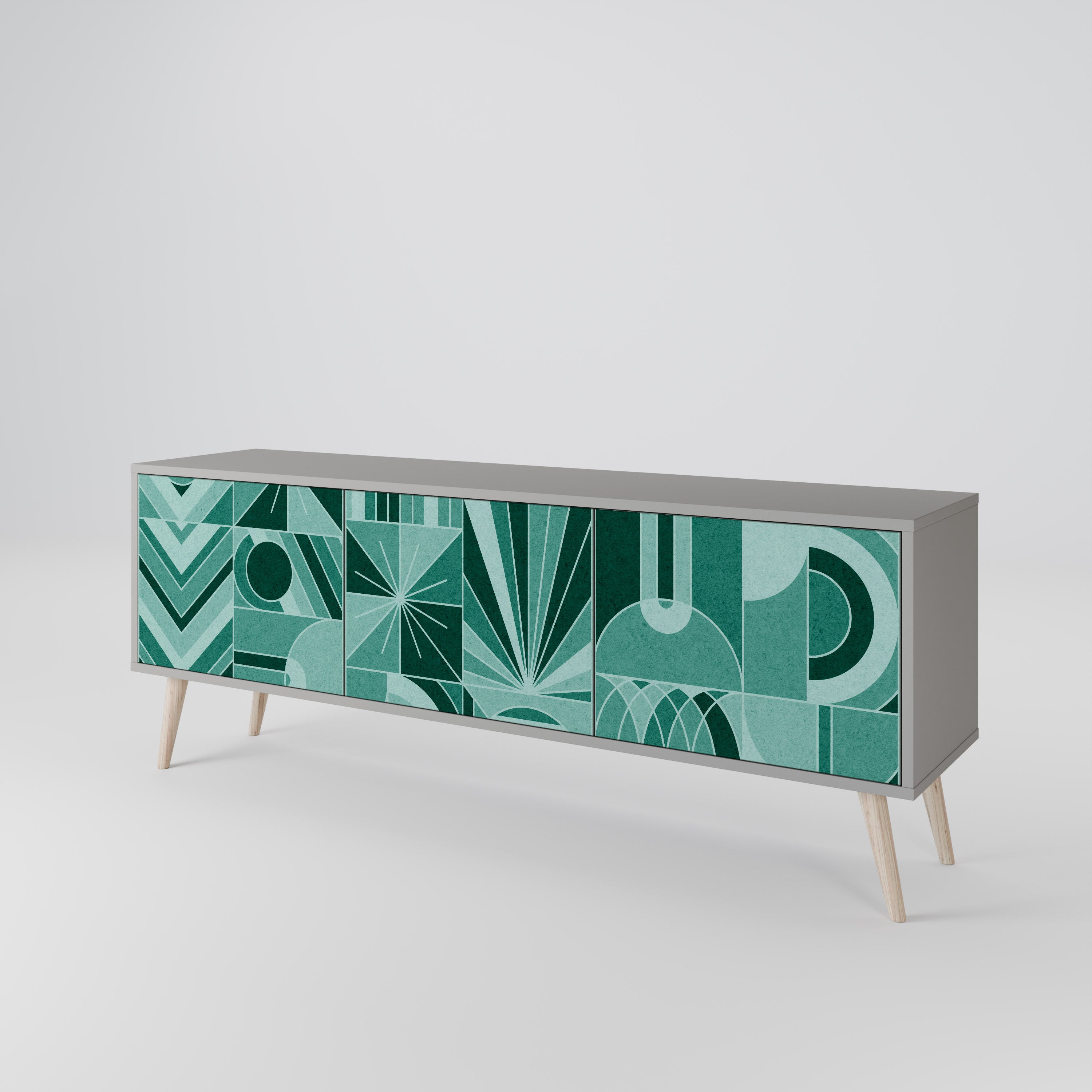 HARMONIC GRID 3-Door TV Cabinet