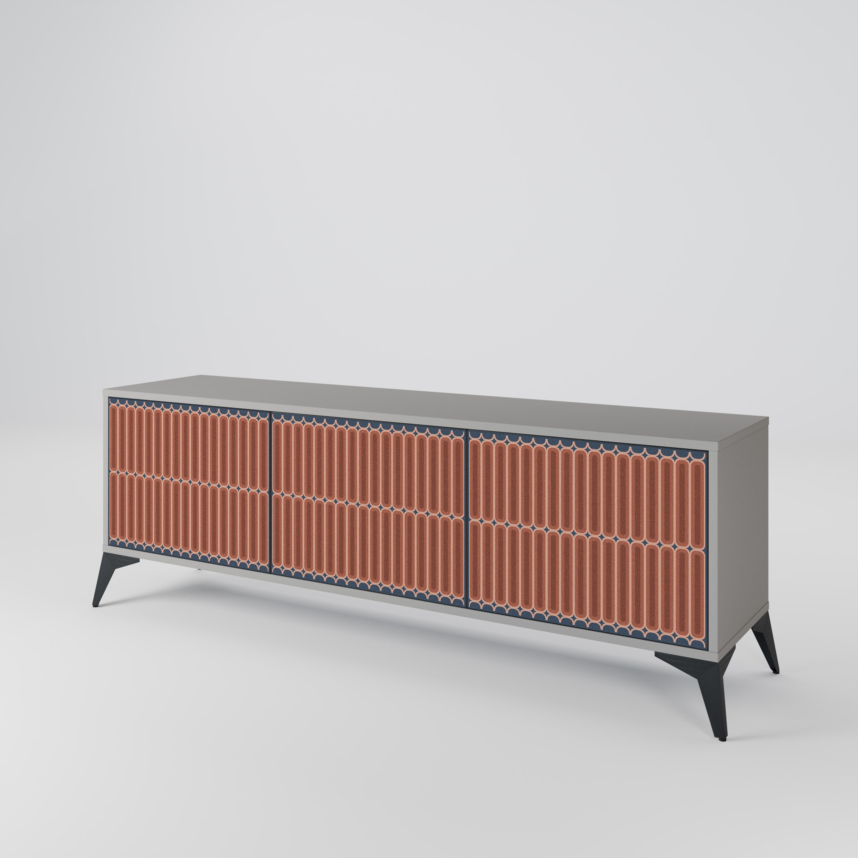 HYPNOTIC GATE 3-Door TV Cabinet