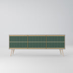 ILUSION GATE Móvel de TV com 3 Portas em Acabamento Cinzento