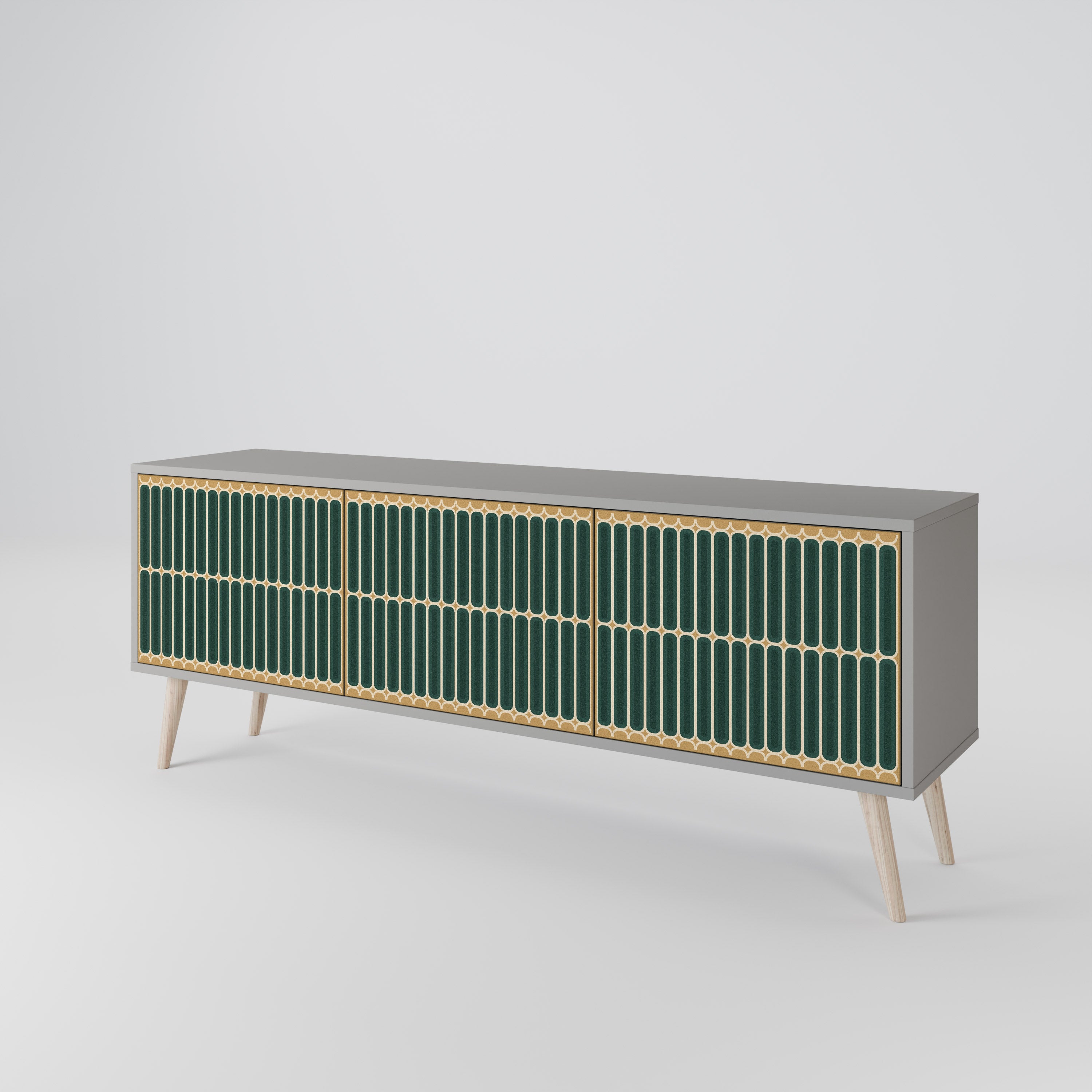 ILUSION GATE 3-Door TV Cabinet