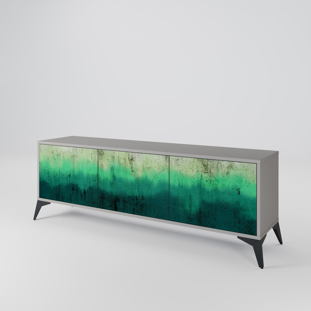 NORTHERN LIGHTS Móvel de TV com 3 Portas em Acabamento Cinzento