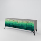 NORTHERN LIGHTS Móvel de TV com 3 Portas em Acabamento Cinzento