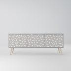 PASSING SECONDS Móvel de TV com 3 Portas em Acabamento Cinzento