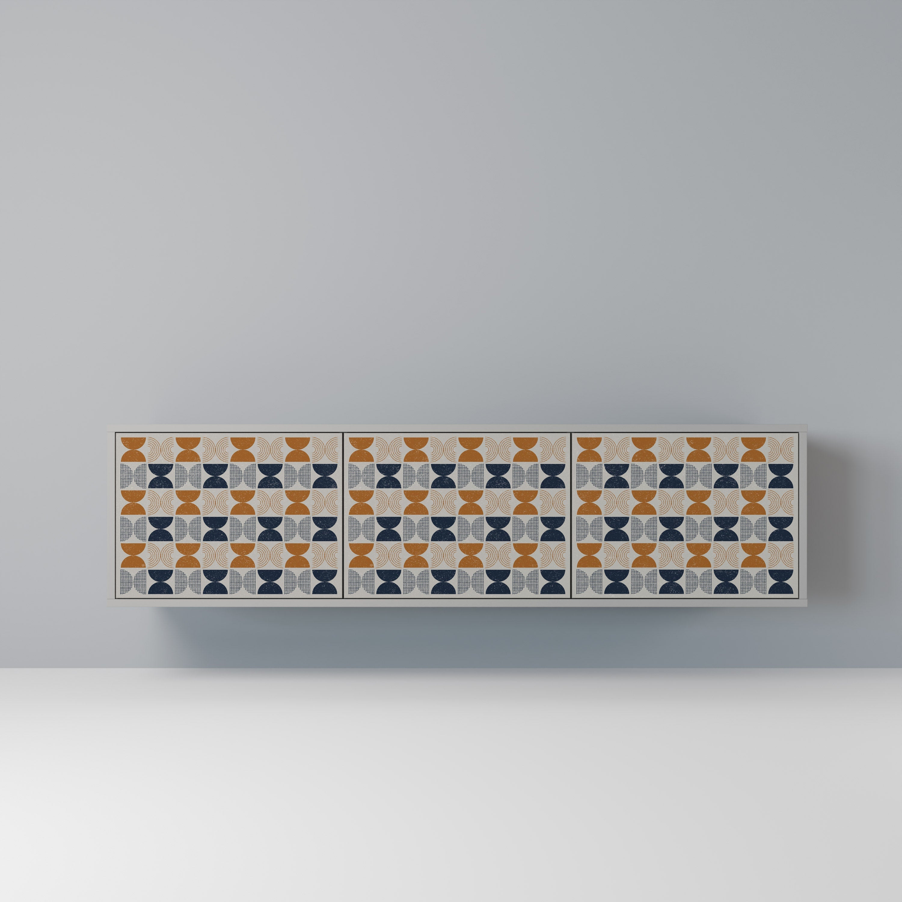 REFLECTION RANGE Móvel de TV com 3 Portas em Acabamento Cinzento