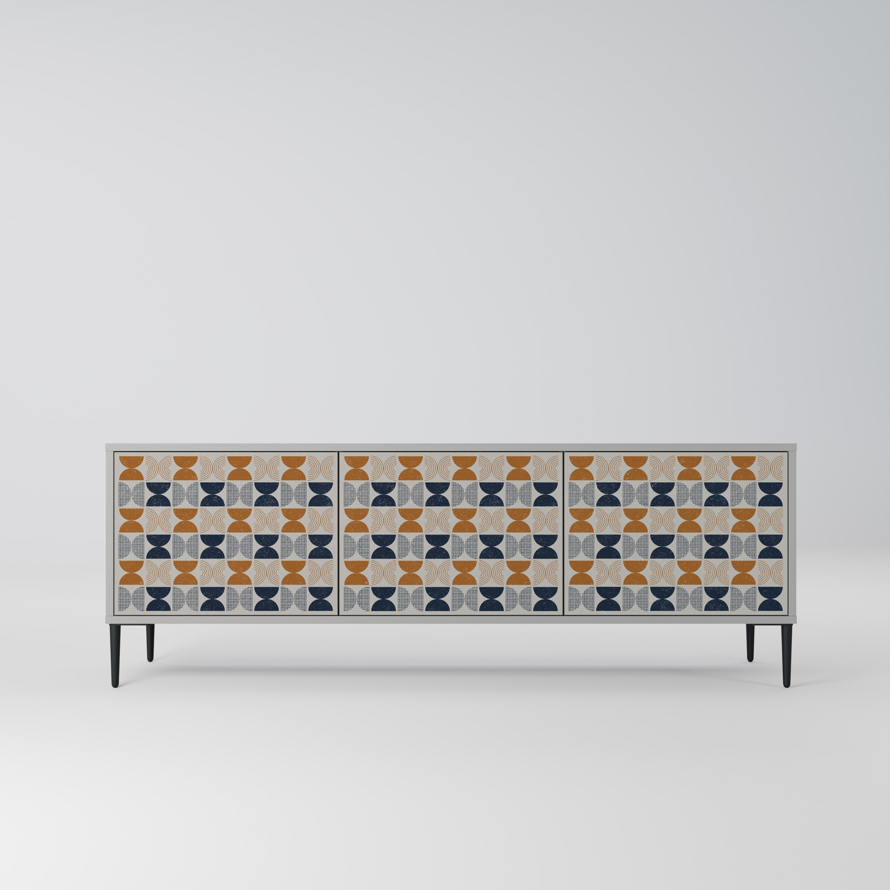 REFLECTION RANGE Móvel de TV com 3 Portas em Acabamento Cinzento