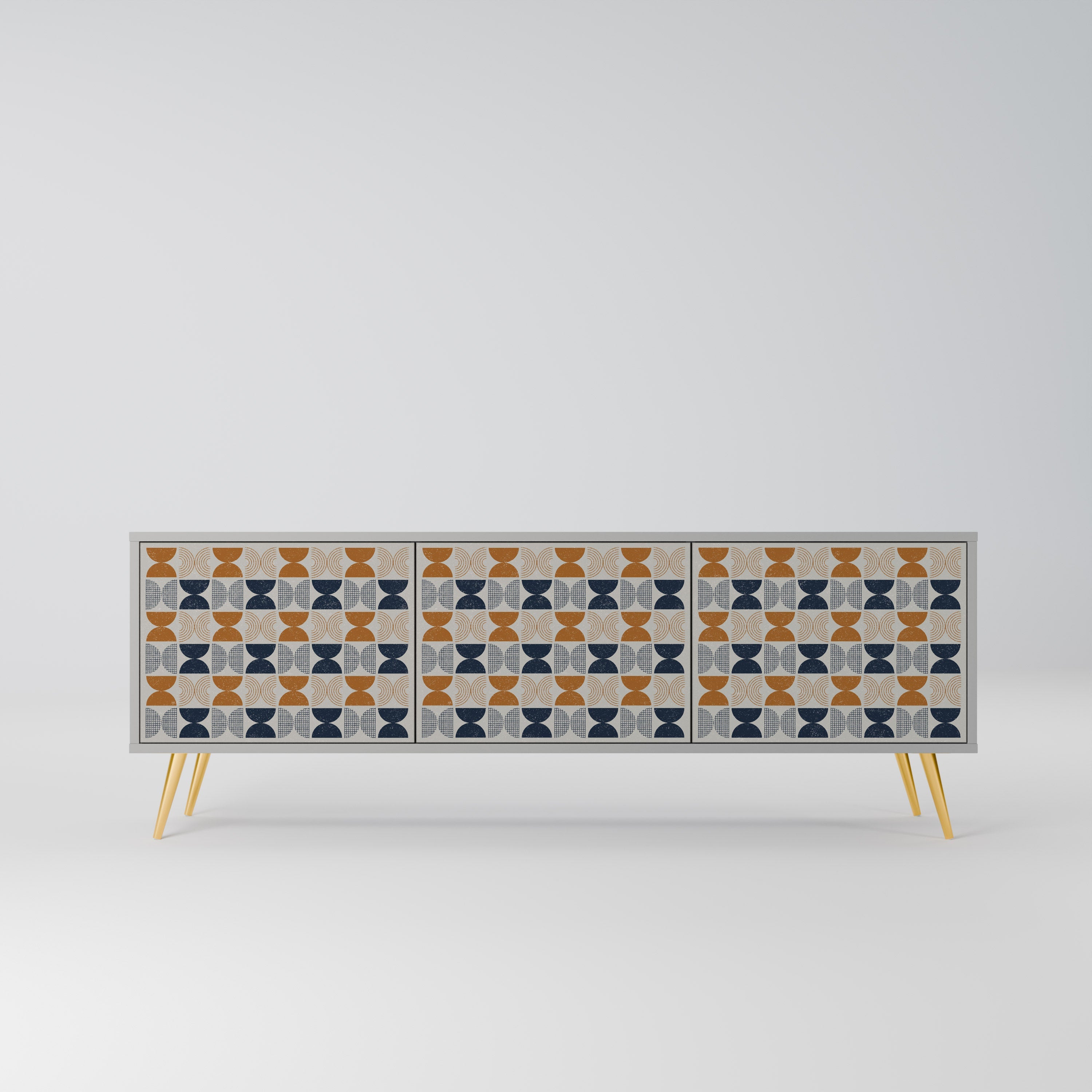 REFLECTION RANGE Móvel de TV com 3 Portas em Acabamento Cinzento