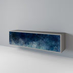 CELESTIAL FALL Móvel de TV com 3 Portas em Acabamento Cinzento