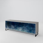 CELESTIAL FALL Móvel de TV com 3 Portas em Acabamento Cinzento