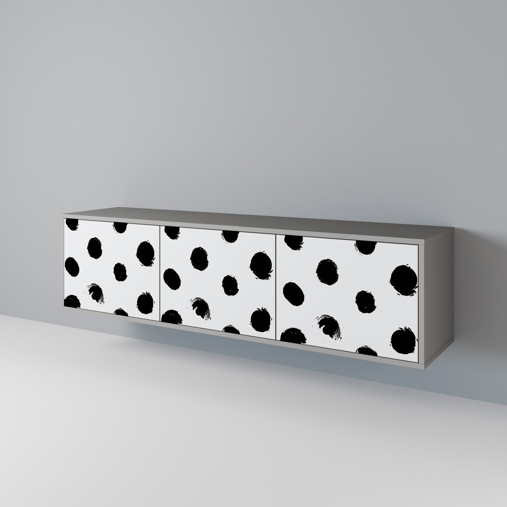 SLIPPING MINUTES Móvel de TV com 3 Portas em Acabamento Cinzento