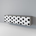 SLIPPING MINUTES Móvel de TV com 3 Portas em Acabamento Cinzento