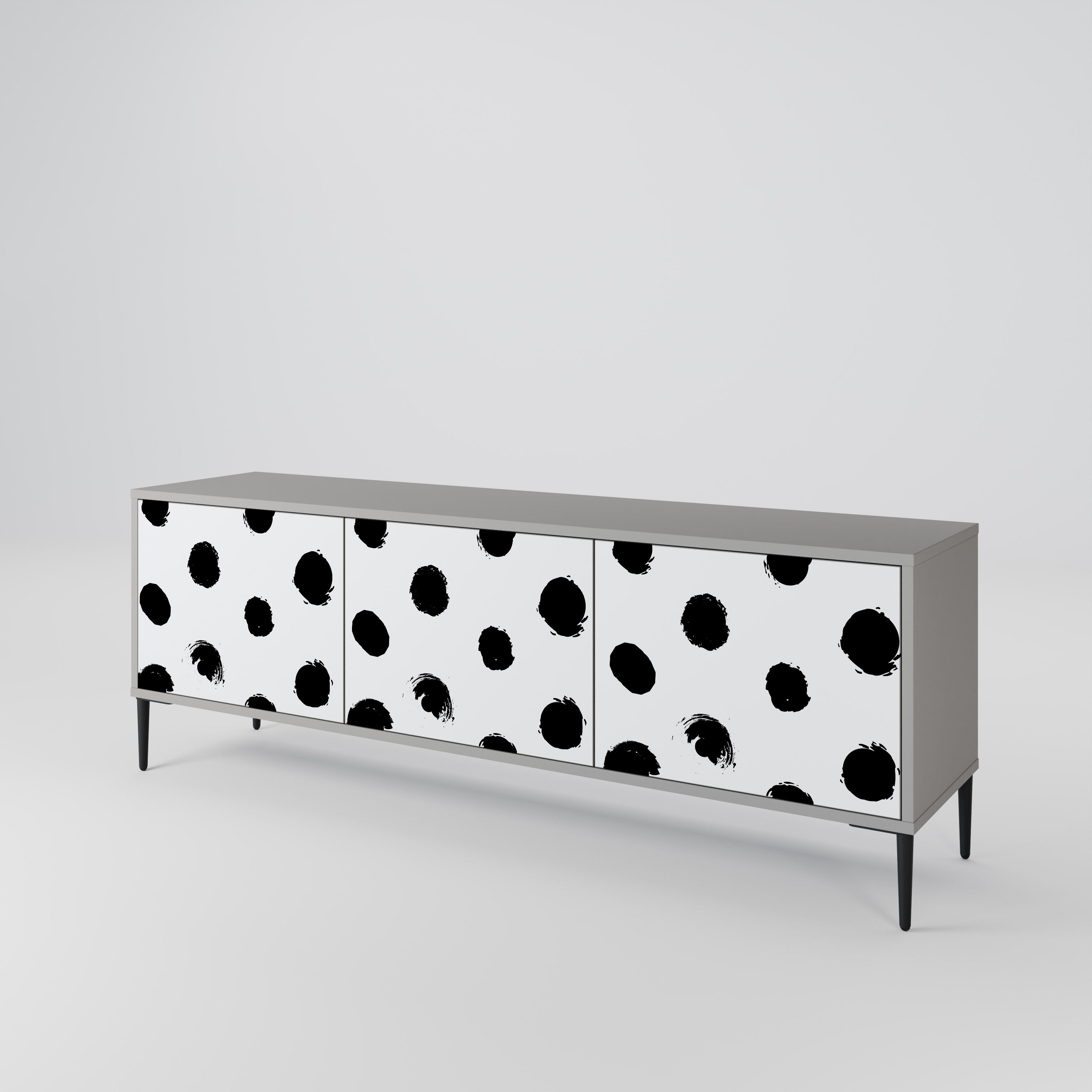 SLIPPING MINUTES 3-Door TV Cabinet