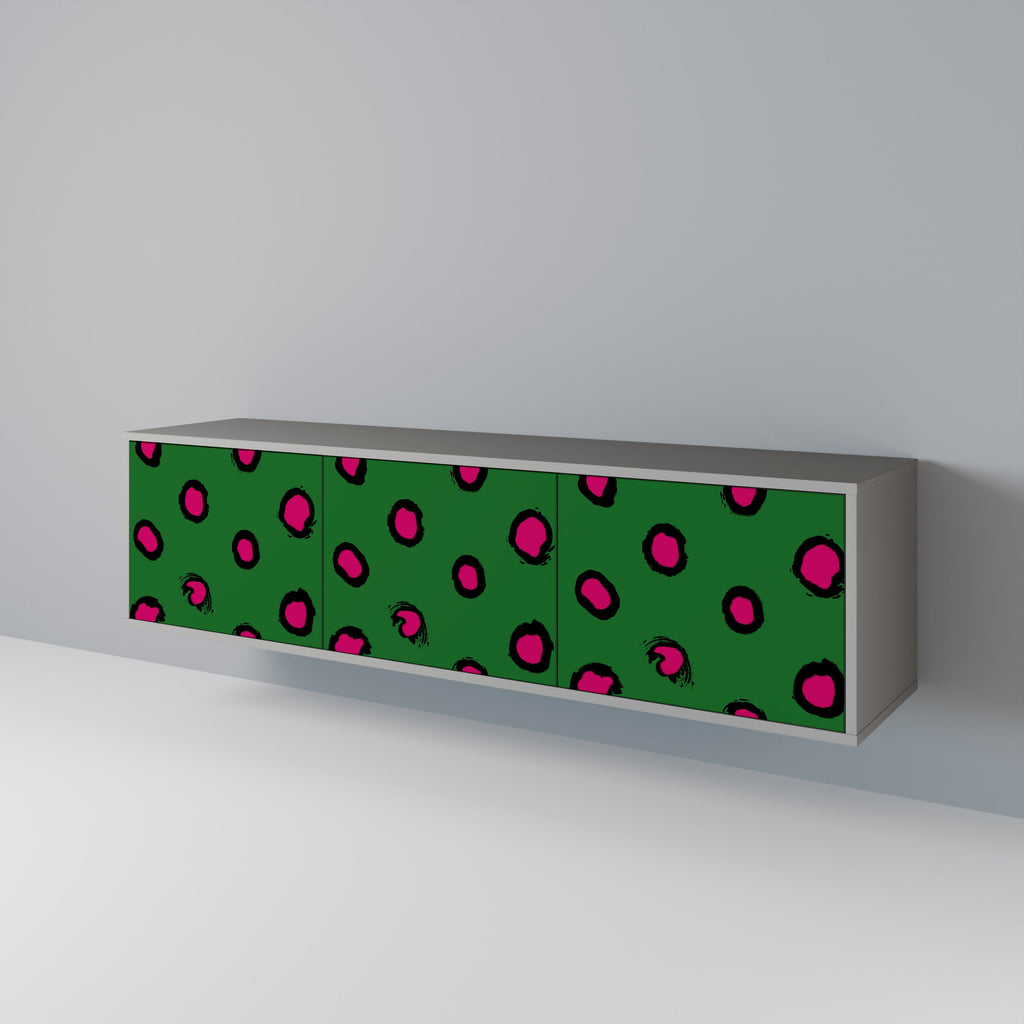 FUNKY SPOTS Móvel de TV com 3 Portas em Acabamento Cinzento