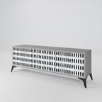 NIGHTY MELODIES Móvel de TV com 3 Portas em Acabamento Cinzento