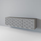 GLOOMY HOST Móvel de TV com 3 Portas em Acabamento Cinzento