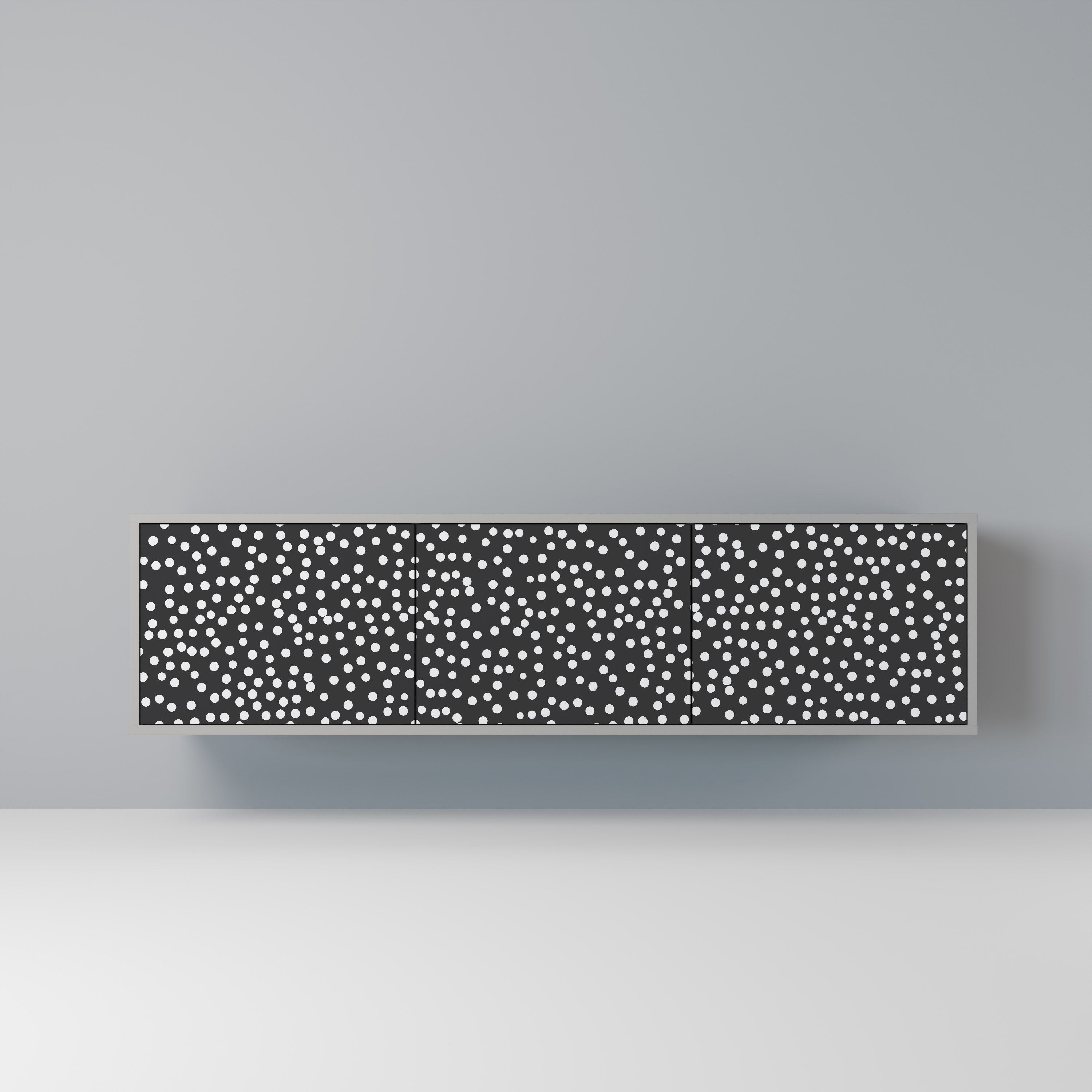 BLINDING LIGHTS Móvel de TV com 3 Portas em Acabamento Cinzento