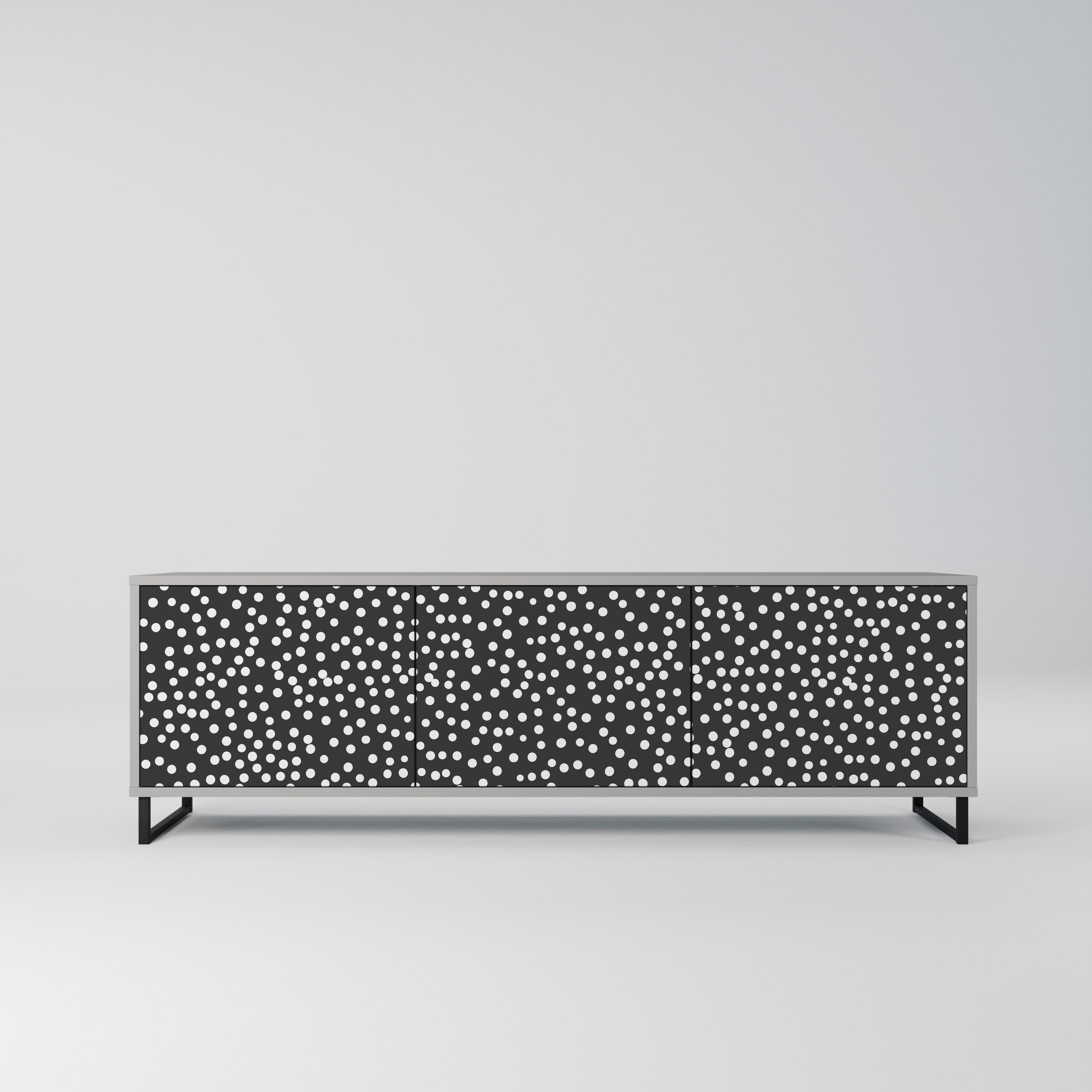 BLINDING LIGHTS Móvel de TV com 3 Portas em Acabamento Cinzento