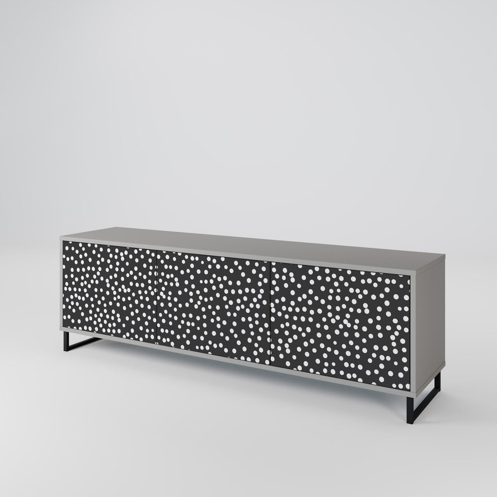 BLINDING LIGHTS Móvel de TV com 3 Portas em Acabamento Cinzento